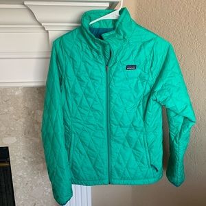 Kids Green Patagonia jacket